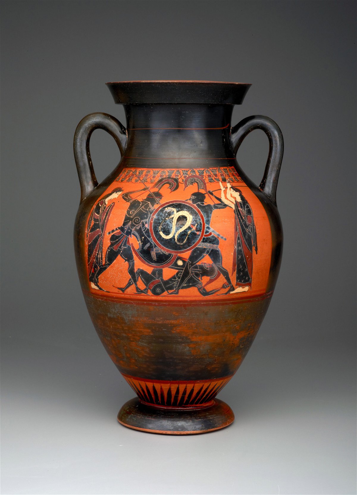 <i>Dallas Museum of Art</i><br/>A Greek amphora from the 6th century B.C. was one of four items seriously damaged after a break-in at the Dallas Museum of Art.