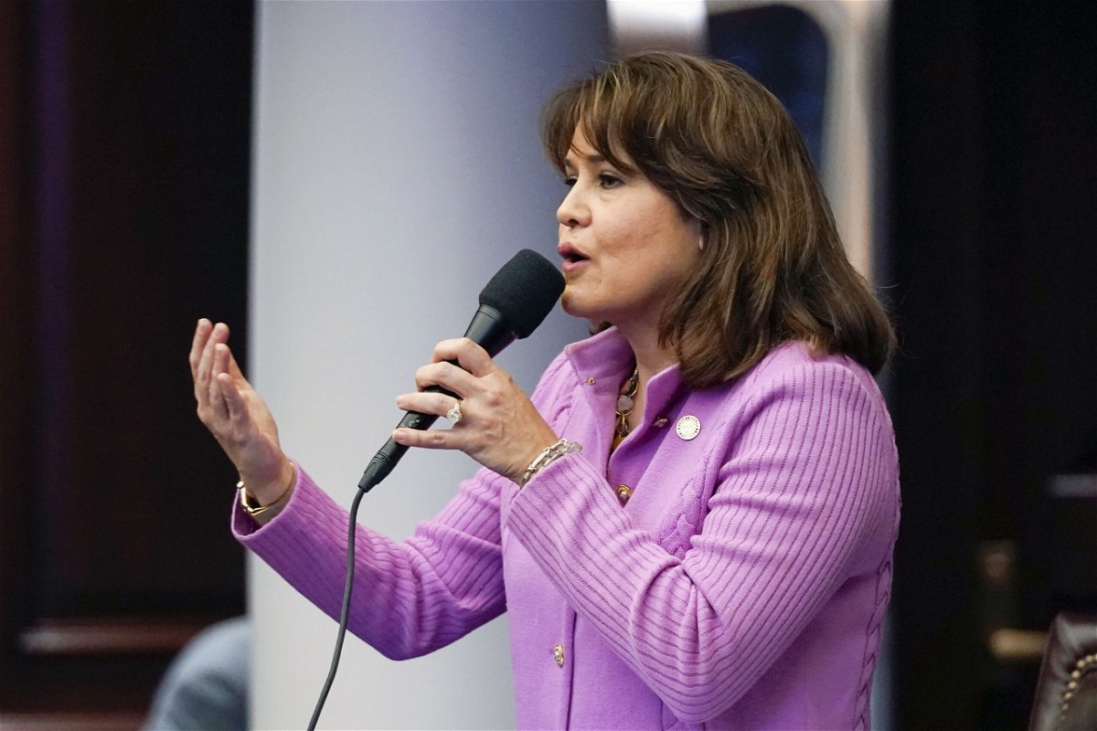 <i>Wilfredo Lee/AP</i><br/>Florida state Sen. Annette Taddeo is dropping out of the Democratic primary for governor and instead plans to run for a Miami-area congressional seat.