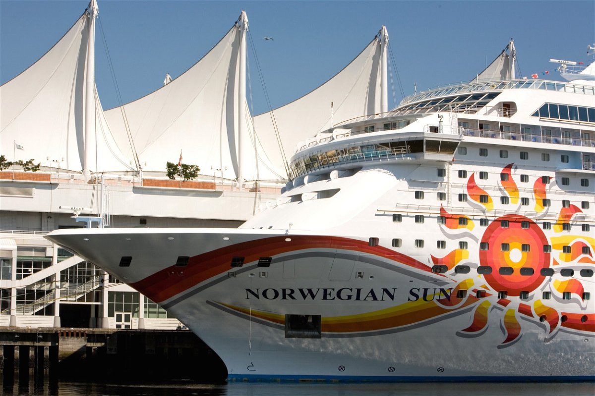 <i>George Rose/Getty Images</i><br/>The cruise ship Norwegian Sun hit a piece of an iceberg on June 25
