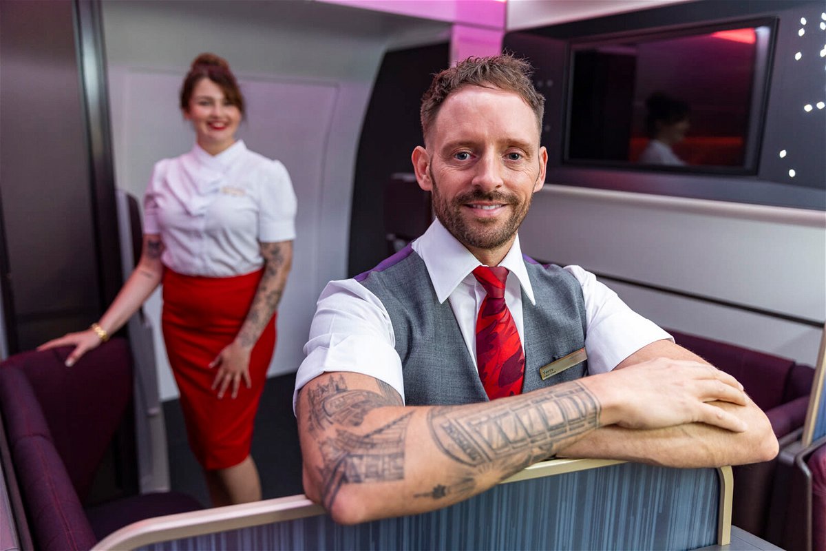 <i>Virgin Atlantic</i><br/>British airline Virgin Atlantic has loosened its tattoo policy for uniformed crew.