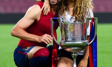 FC Barcelona Gerard Pique and singer Shakira