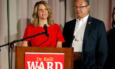Arizona Republican Party Chair Kelli Ward and her husband
