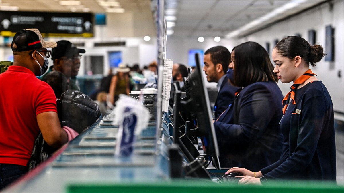 <i>Chandan Khanna/AFP/Getty Images</i><br/>Airports and airlines have been struggling to replace trained workers let go during the pandemic.