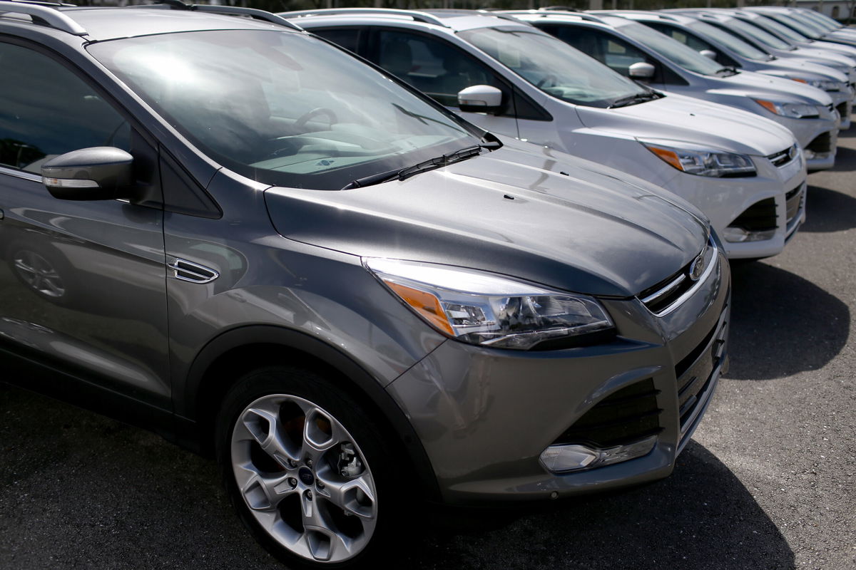 <i>Joe Raedle/Getty Images</i><br/>Ford is recalling 2.9 million vehicles that might not shift into the correct gear and could move in an unintended direction.