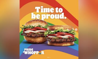 Fast-food giant Burger King's Austrian stores will be serving a "Pride Whopper" with "two equal buns" — either two top buns or two bottom buns — until June 20 to promote "equal love and equal rights