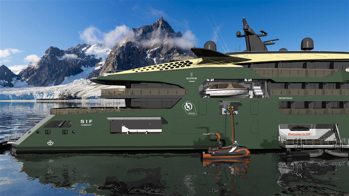 <i>Ulstein Design & Solutions AS</i><br/>A rendering of the Sif cruise ship