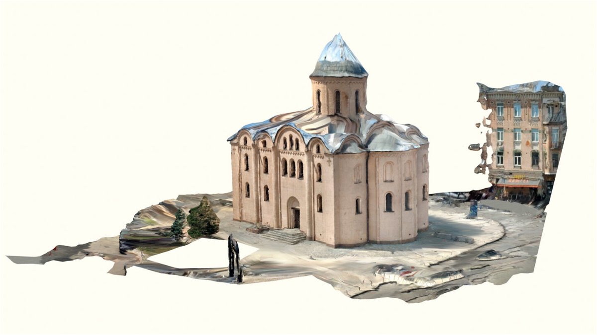 <i>Courtesy Maxim Kamynin</i><br/>Kamynin made a 3D scan of the Church of the Assumption of the Virgin Pirogoshcha