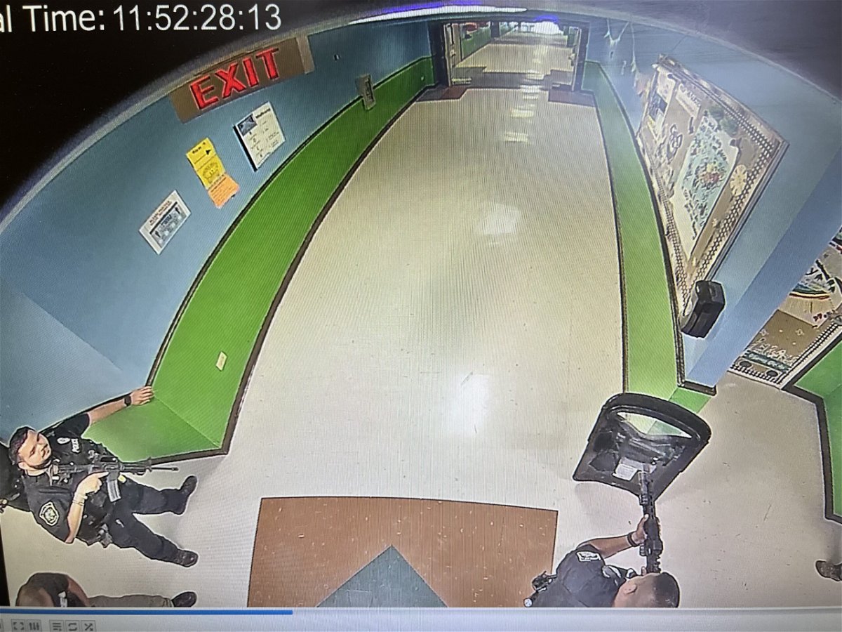 Photo from inside Robb Elementary