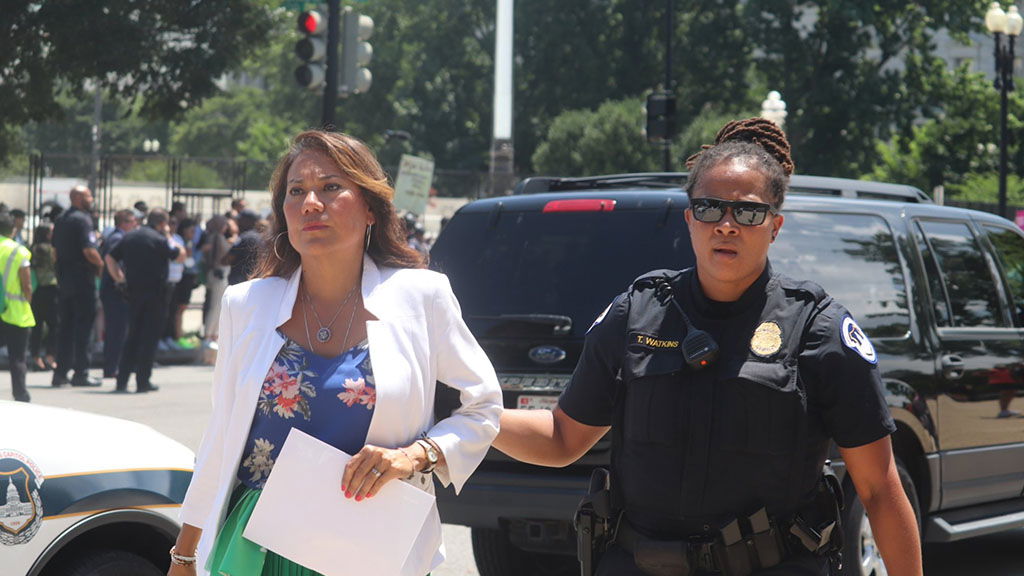 Congresswoman Veronica Escobar Arrested During Abortion Rights Protest ...