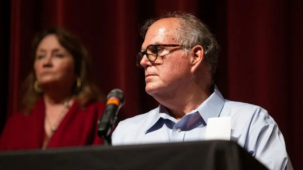 Uvalde Mayor Don McLaughlin spoke at a press conference on May 27. Since the shooting at Robb Elementary, the mayor and state officials have been increasingly at odds over the law enforcement response to the shooting.