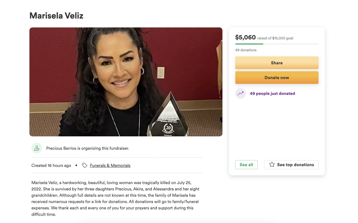 Fundraiser for El Paso woman found murdered