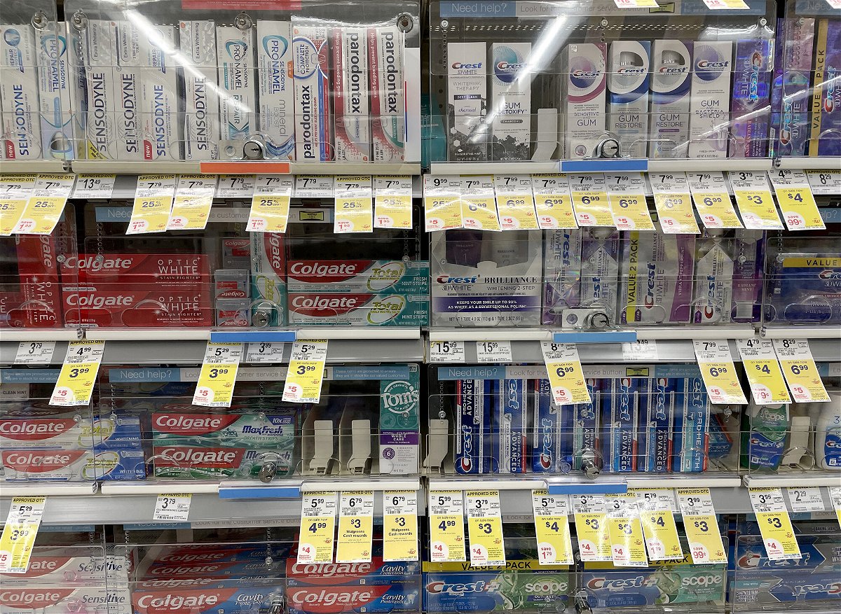 <i>Justin Sullivan/Getty Images</i><br/>Even toothpaste is locked up these days.