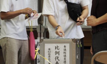 Japanese voters headed to the polling stations for an election billed as a defense of democracy
