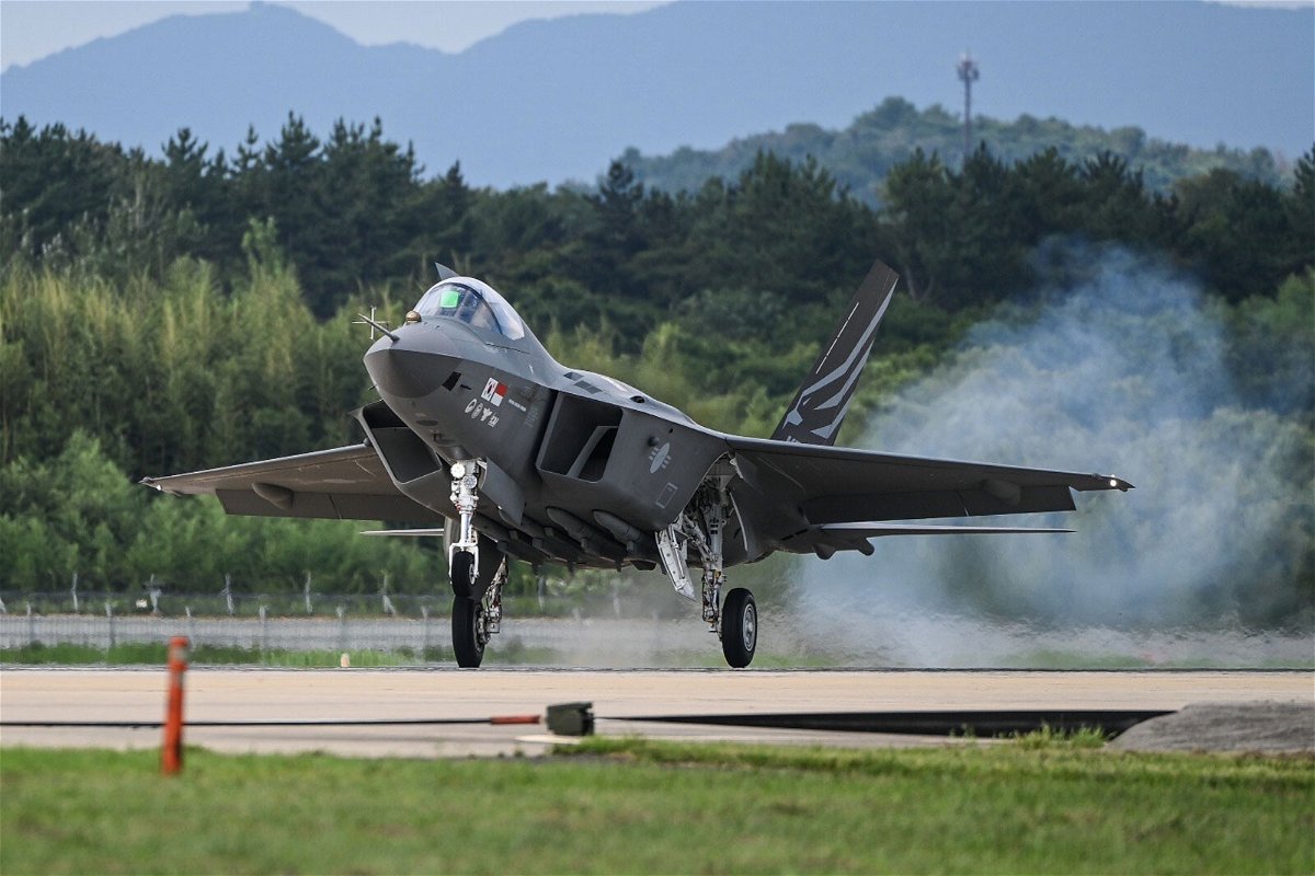 <i>South Korea's Defense Acquisition Program Administration</i><br/>South Korea's homegrown KF-21 Boramae fighter jet flew for the first time on July 19