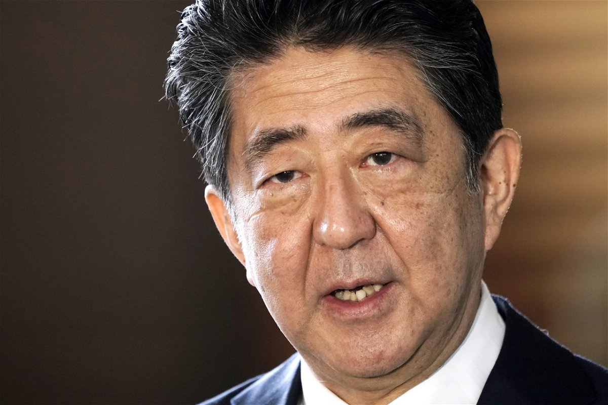<i>Eugene Hoshiko/AP</i><br/>Shinzo Abe was born to a prominent political family in Tokyo on September 21