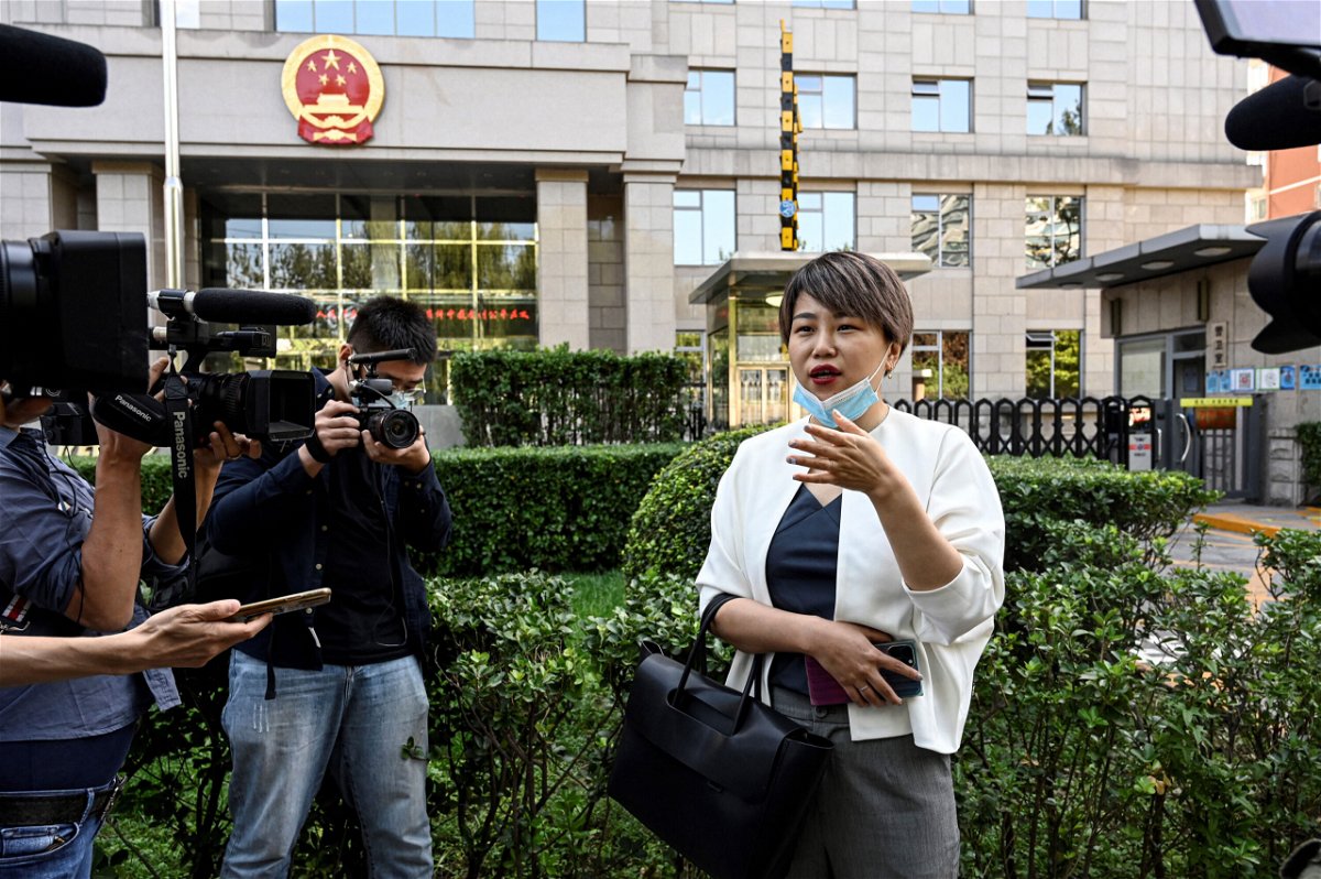 <i>Jade Gao/AFP/Getty Images</i><br/>Xu Zaozao sued the Beijing Obstetrics and Gynaecology Hospital at Capital Medical University over its refusal to freeze her eggs.