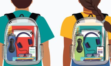 The Dallas Independent School District shared this graphic of the new clear backpacks that 6th-12th grade students will be required to carry on its campuses in the upcoming 2022-2023 school year.
