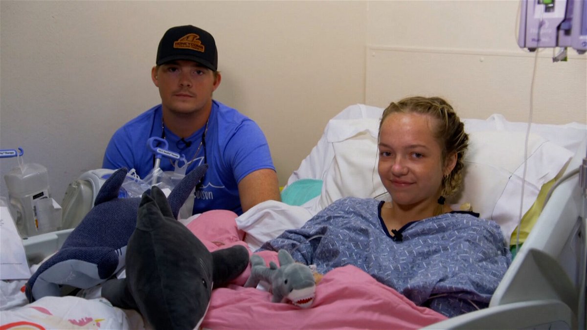 <i>CNN</i><br/>Shark attack survivor Addison Bethea and her brother Rhett Willingham spoke to CNN from her hospital bed on Monday
