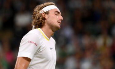 Stefanos Tsitsipas was frustrated after his loss to Nick Kyrgios.