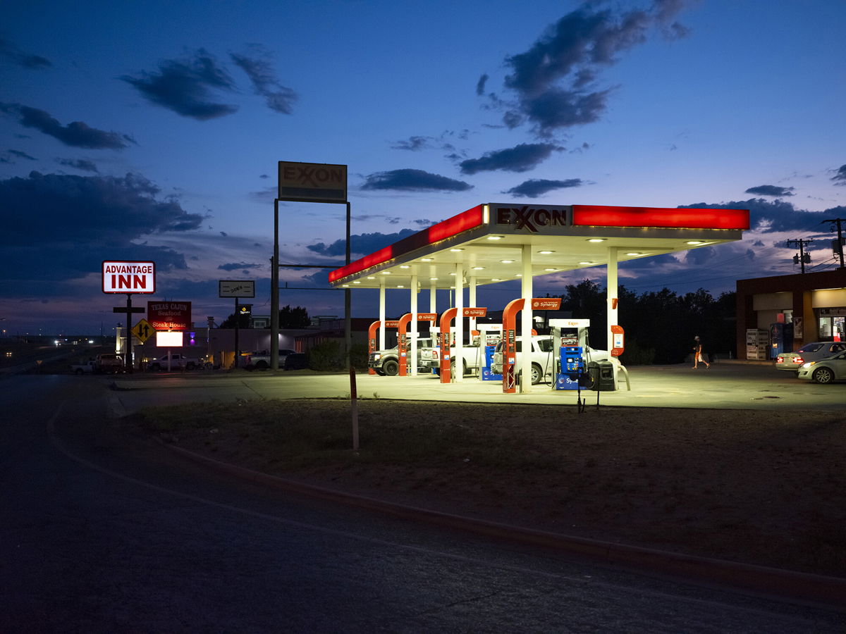 <i>Matthew Busch/Bloomberg/Getty Images</i><br/>An Exxon Mobil gas station in Big Spring