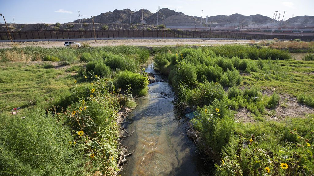 Untreated wastewater is released into the Rio Grande, known as the Rio Bravo in Mexico, in the Ladrillera neighborhood in Ciudad Juarez in July.