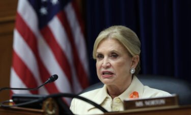 Committee Chair Rep. Carolyn Maloney (D-NY) speaks during a hearing on gun violence before House Oversight and Reform Committee at Rayburn House Office Building on Capitol Hill June 8 in Washington