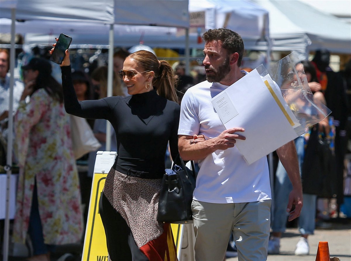 <i>Bellocqimages/Bauer-Griffin/GC Images/GC Images</i><br/>Ben Affleck is set to celebrate his 50th birthday with new wife Jennifer Lopez. The couple is pictured here in Los Angeles on July 3.