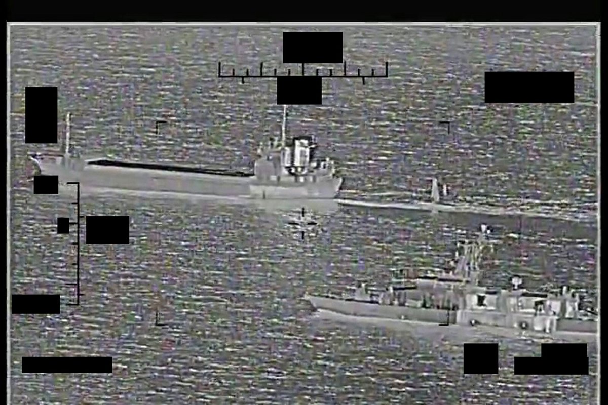 <i>US Navy</i><br/>The US Navy prevented an Iranian ship from capturing an American maritime drone in the Arabian gulf on August 29 into August 30 local time in what a senior US commander called a 