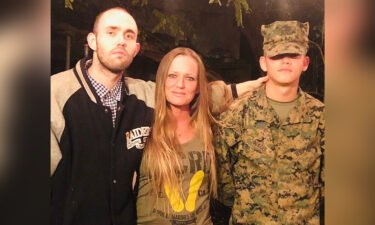 Shana Chappell with the sons she has lost: Dakota Halverson