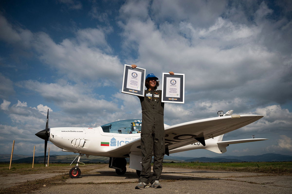 <i>Nikolay Doychinov/AFP/Getty Images</i><br/>Rutherford was just 15 years old when he received his first pilot's license