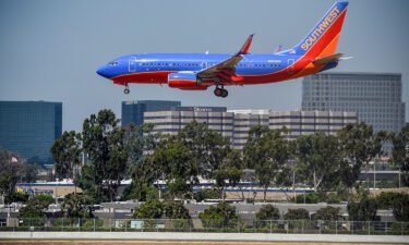 A Southwest Airlines flight attendant suffered a back injury in July after the plane’s hard landing