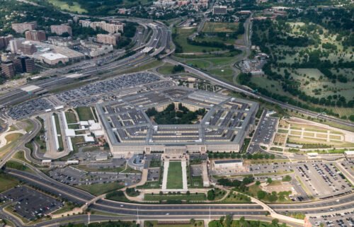 An aerial view of the Pentagon is seen here in June 2020. Twelve civilians were killed and five civilians were injured because of US military operations in 2021