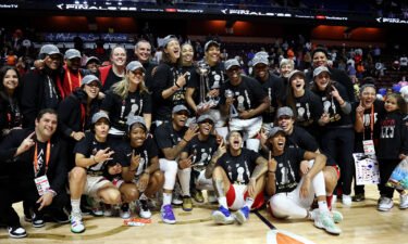The Las Vegas Aces win the WNBA Finals after beating the Connecticut Sun.