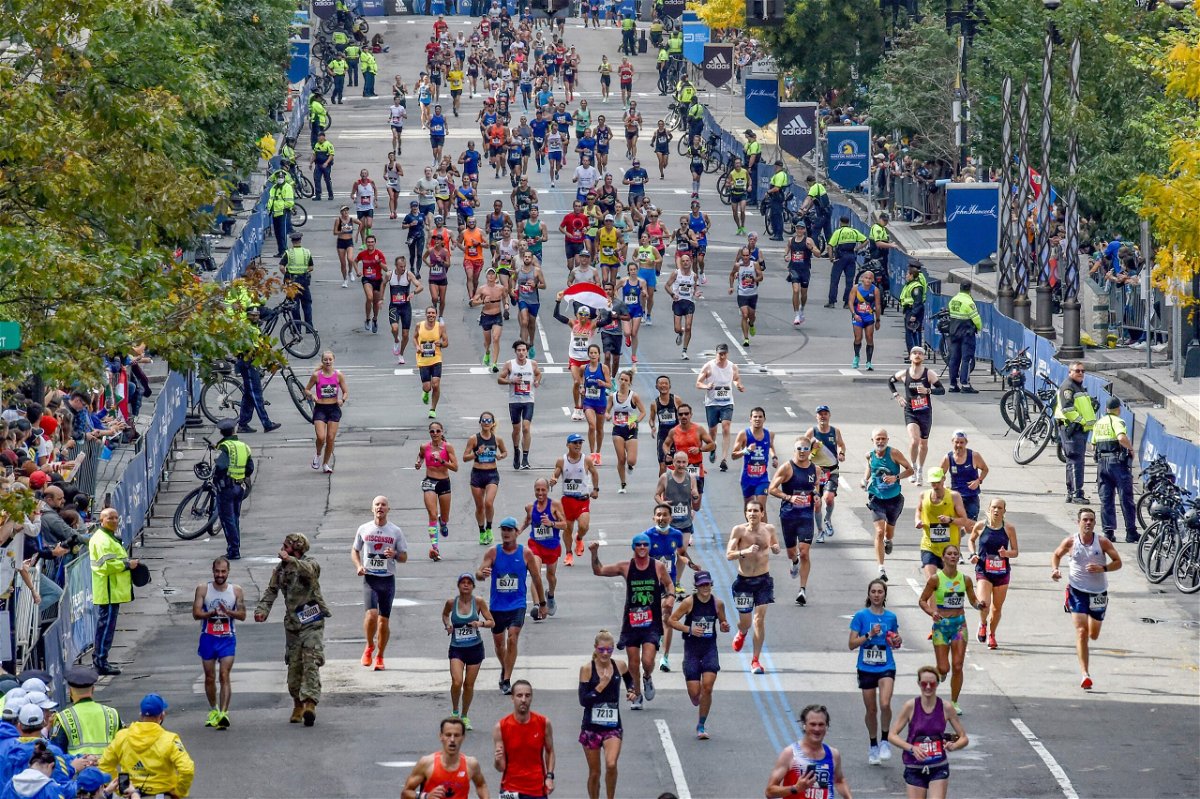 <i>Joseph Prezioso/AFP/Getty Images/File</i><br/>The 127th Boston Marathon is allowing non-binary athletes to register within their own division for next year's race for the first time.