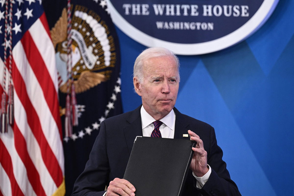 <i>Brendan Smialowski/AFP/Getty Images</i><br/>The Biden administration is outlining its request to Congress for the next government funding bill that includes additional money for 