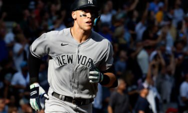 Aaron Judge hit home runs number 58 and 59 in the New York Yankees' 12-8 win over the Milwaukee Brewers. He's now two away from tying Roger Maris' single-season AL record.
