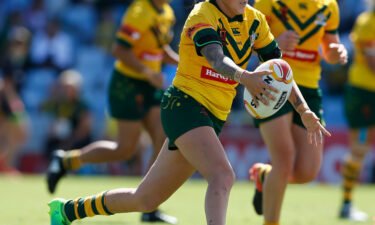 Caitlin Moran represented Australia at the 2017 Women's Rugby League World Cup.