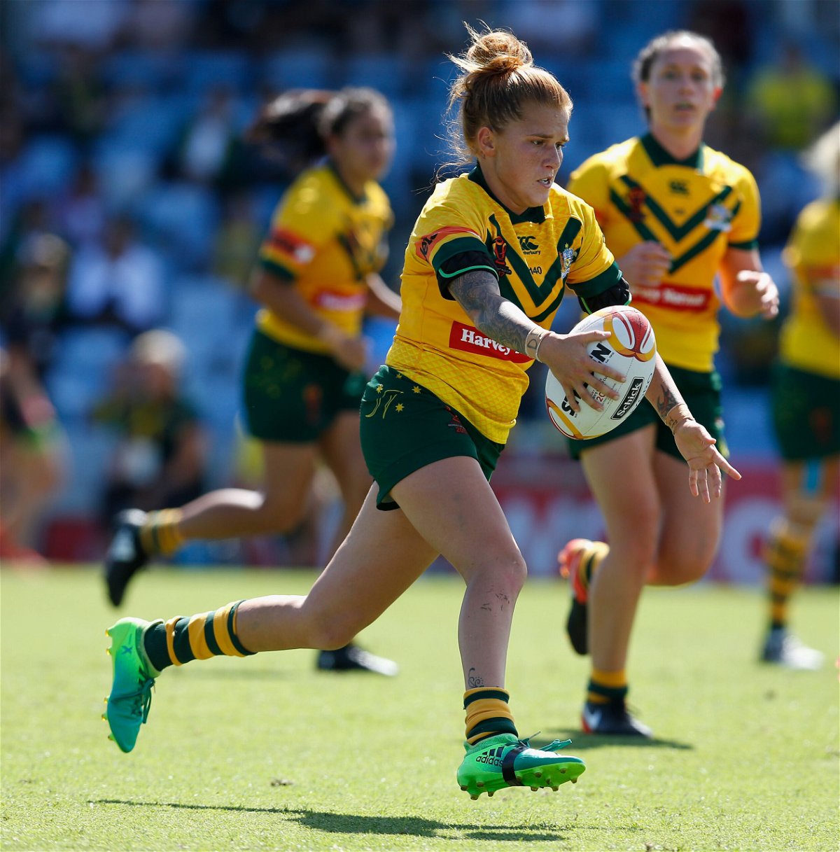 <i>Jason McCawley/Getty Images</i><br/>Caitlin Moran represented Australia at the 2017 Women's Rugby League World Cup.