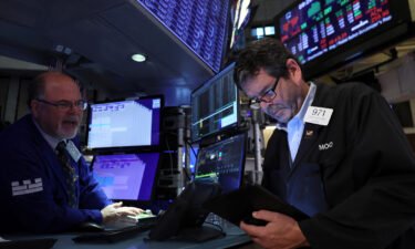 Stocks fell after rallying at the open