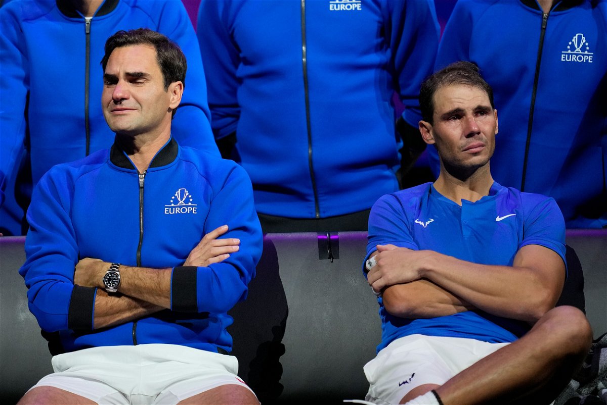 An important part of my life is leaving too, says emotional Rafael Nadal of Roger Federer retirement