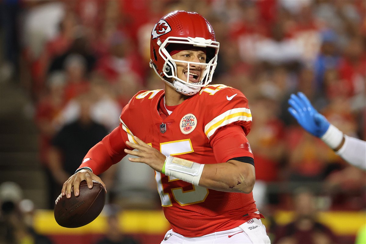 <i>Scott Winters/Icon Sportswire/Getty Images</i><br/>Patrick Mahomes finished with 235 passing yards and two TDs on 24/35 attempts.