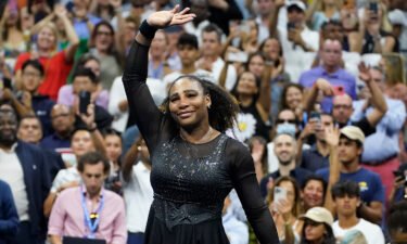 Serena Williams bids a tearful farewell to fans after losing to Ajla Tomljanovic in the US Open.