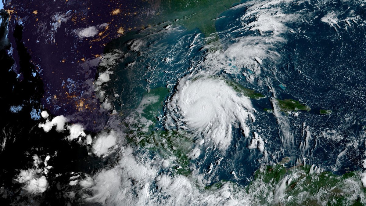 <i>NOAA/NASA</i><br/>Hurricane Ian is gaining strength as it is set to impact Florida this week.