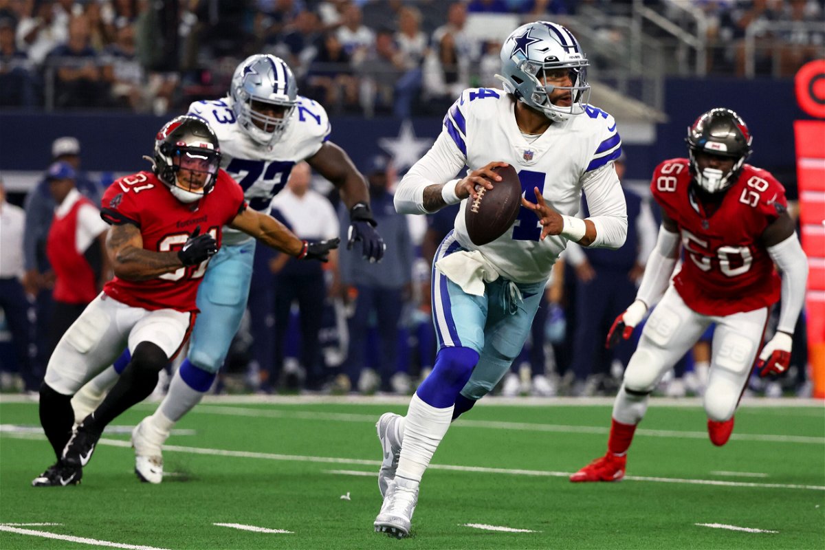 <i>Richard Rodriguez/Getty Images</i><br/>Prescott hasn't played since the opening game of the season.