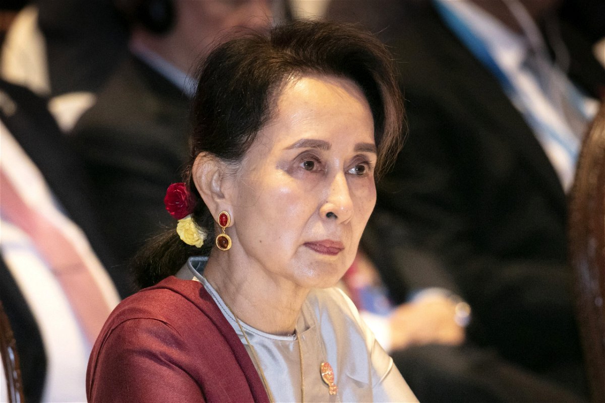 <i>Wason Wanichakorn/AP</i><br/>Myanmar's former leader Aung San Suu Kyi