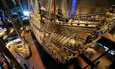 The Vasa is now on display at a museum in Stockholm.