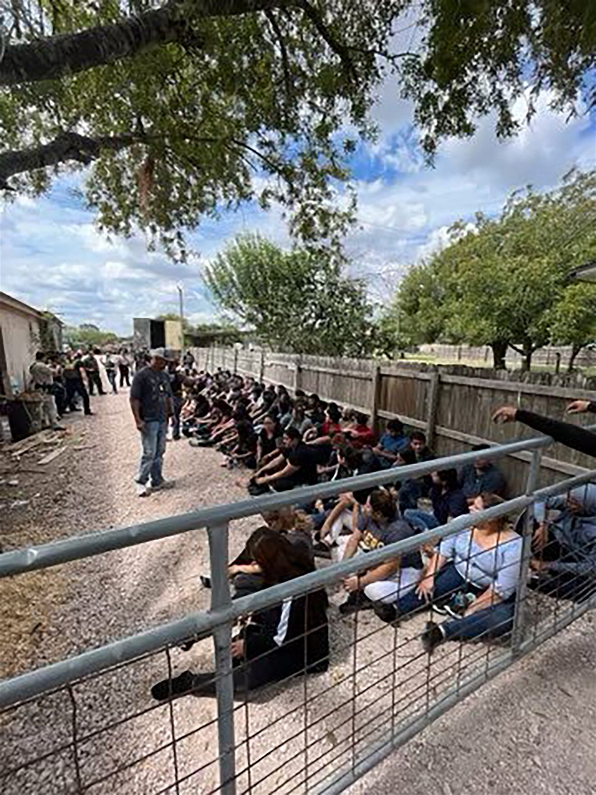 <i>N/A/Hidalgo County Sheriff Office/Hidalgo County Sheriff Office</i><br/>Eighty-four undocumented migrants have been rescued from a semi-truck in Southern Texas.