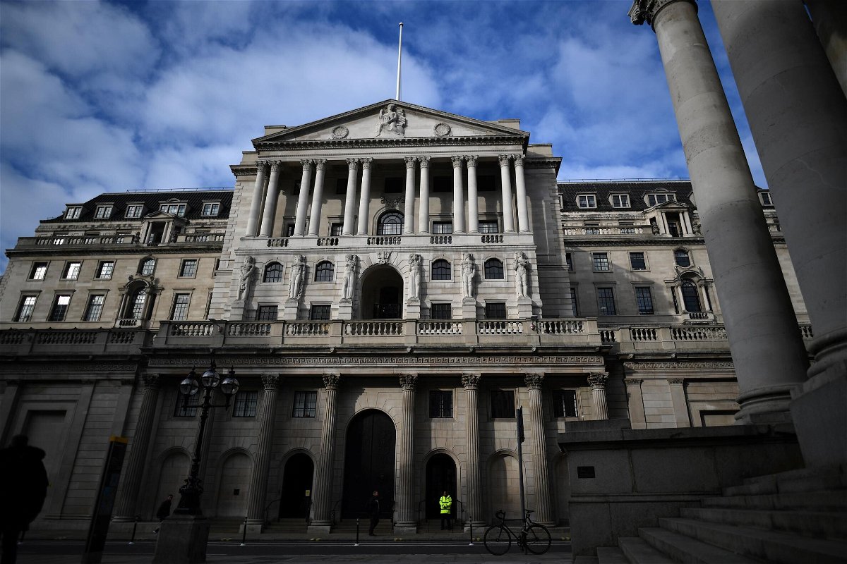 <i>Ben Stansall/AFP/Getty Images</i><br/>The Bank of England