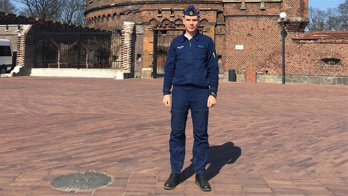 <i>Gleb Irisov</i><br/>Gleb Irisov is pictured during his service with the Russian Air Force in Kaliningrad