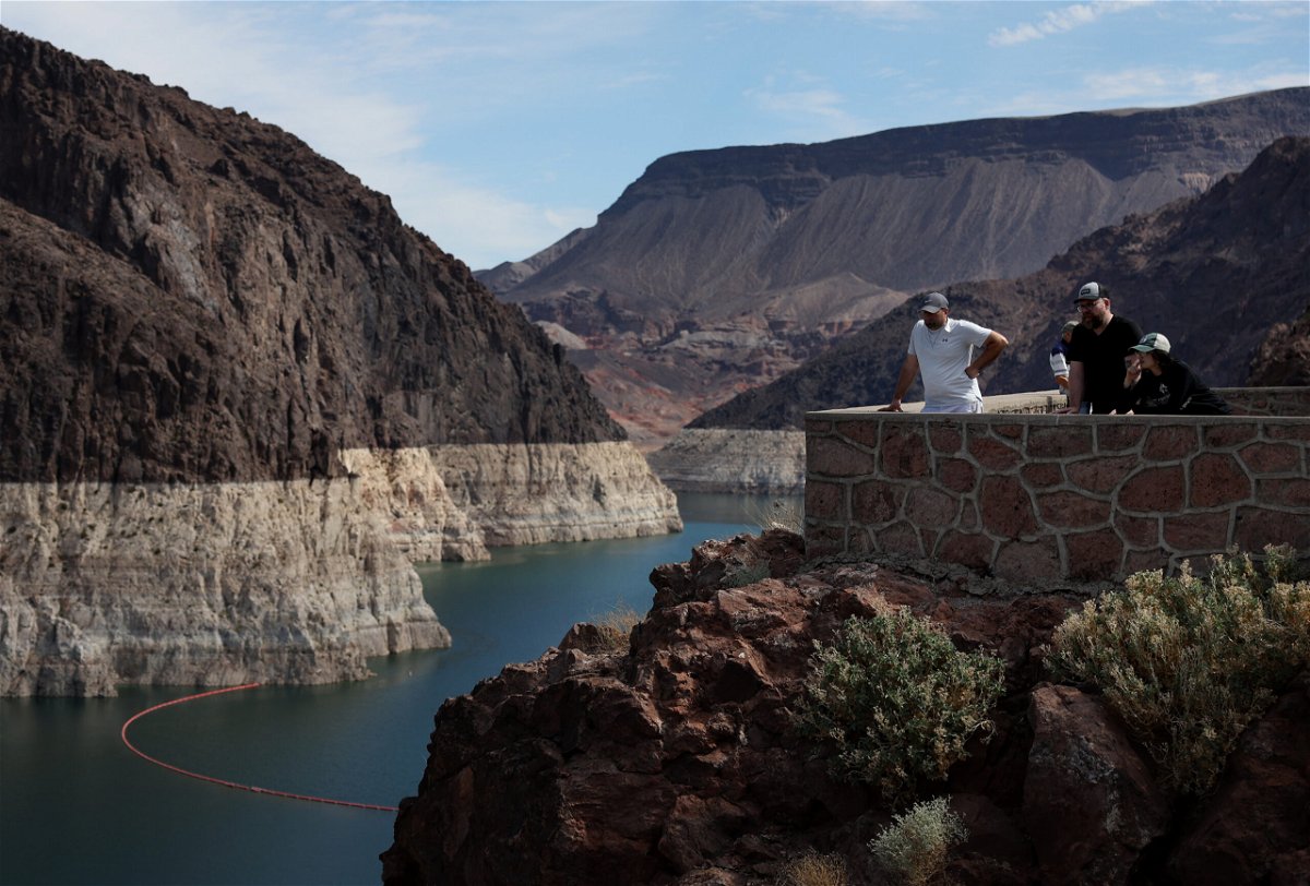<i>Justin Sullivan/Getty Images</i><br/>Lake Mead on the Colorado River -- the nation's largest reservoir -- is rapidly losing water amid a years-long drought and overuse.